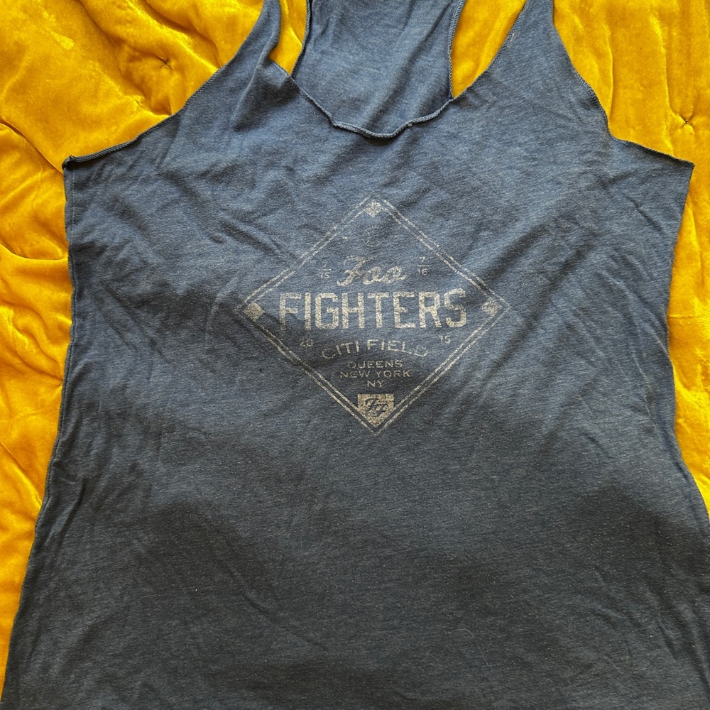Blue Foo Fighters Citi Field 2015 Concert Tank Top